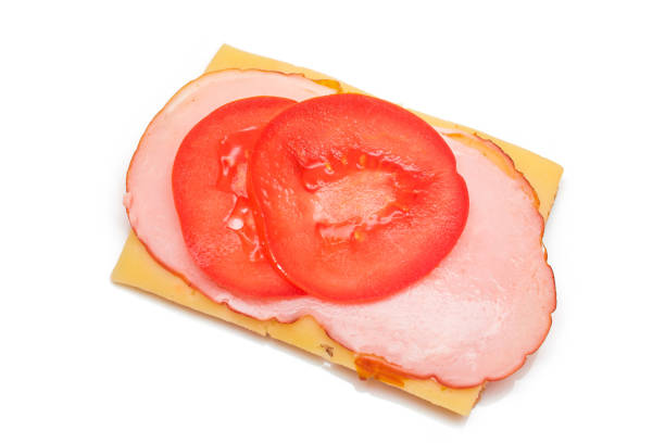 Sandwich on wooden board