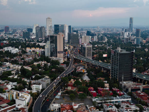 istock Mexico City skyline at sunset 1499780462