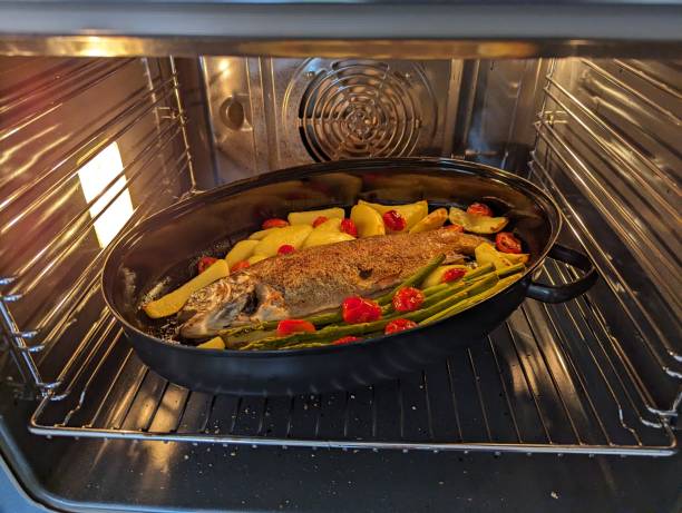 istock Trout baked in the oven. 1499783221