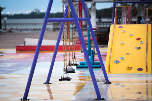 Kid's swing at the playground