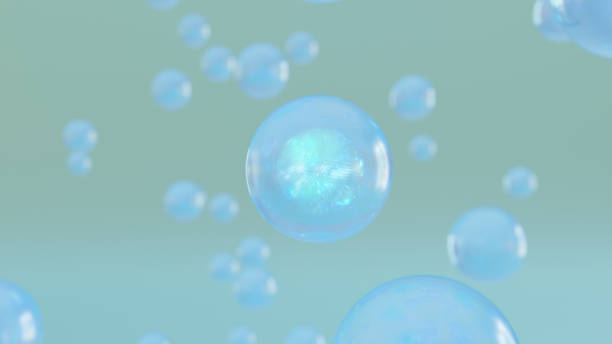 istock Bubbles of serum on a blurry background 1499790264