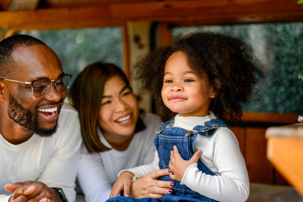 istock Happy family spending time together at home 1499791926