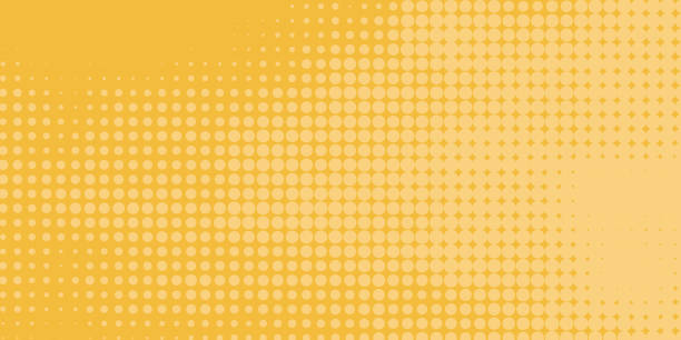 istock creative yellow halftone background in retro comic style with gradation of dots design, graphic illustration background. idea for background image or to add graphic texture to any designs. 1499799841