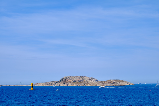 Frioul Island in Marseille, from Kennedy Cornice