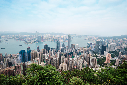 Hong Kong High View -Victoria Harbor