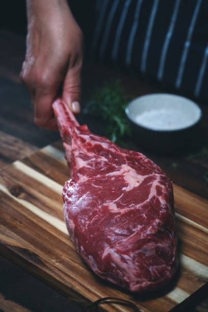 istock Raw Tomahawk Steak for Barbecue 1499815173