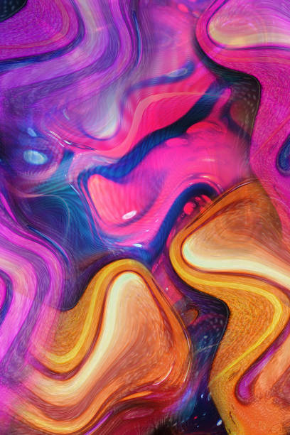istock Abstract Colorful Background Design. 3d liquify background 1499816838