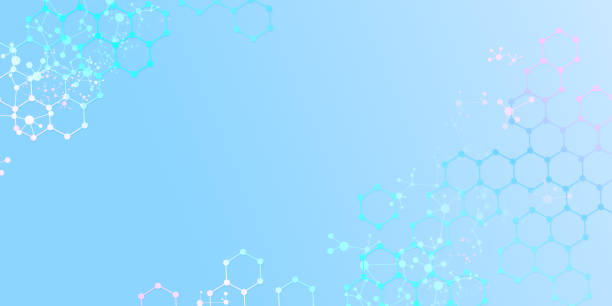 istock Abstract hexagonal background for designs on biochemistry and molecular medicine, nanotechnology and the development of new materials. 1499817019