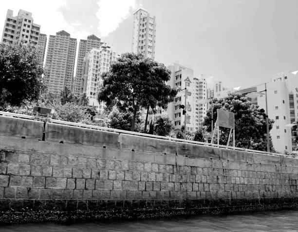 Aberdeen is an area located on the southwest of Hong Kong Island and is part of the Southern District in Hong Kong. The area is famous for floating seafood restaurants and its Aberdeen floating village in the Aberdeen Harbour. The photograph that you are viewing was captured during September of 2010.