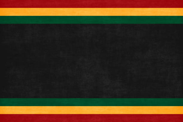 istock Juneteenth Black History Month Cinco de Mayo Holiday Background Grunge Pattern Red Green Yellow Orange Stripe Ribbon Abstract Paper Marble Concrete Cement Texture Close-Up Sparse Full Frame 1499824503