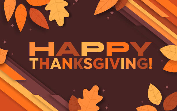 ilustrações de stock, clip art, desenhos animados e ícones de happy thanksgiving leaves autumn abstract modern background - changing form change backgrounds leaf