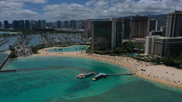 istock Beautiful beach views in Honolulu Hawaii 1499846515