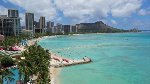 istock Beautiful beach views in Honolulu Hawaii 1499846781