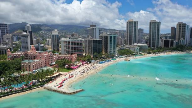 istock Beautiful beach views in Honolulu Hawaii 1499847009