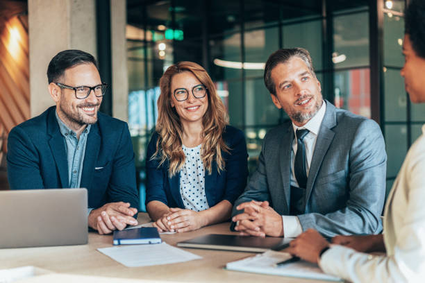 istock Business persons on meeting in the office 1499850808