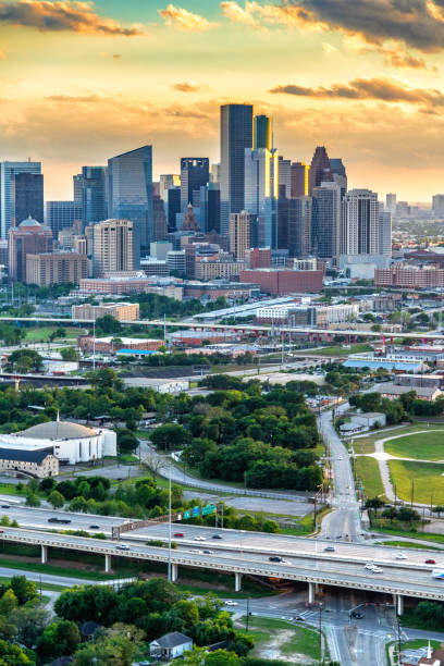 istock Downtown Houston Skyline at Sunset 1499856001