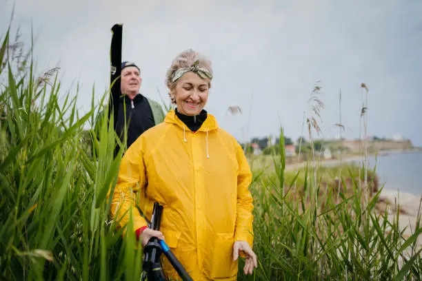 Photo of Fisherman looking at his lovely wife