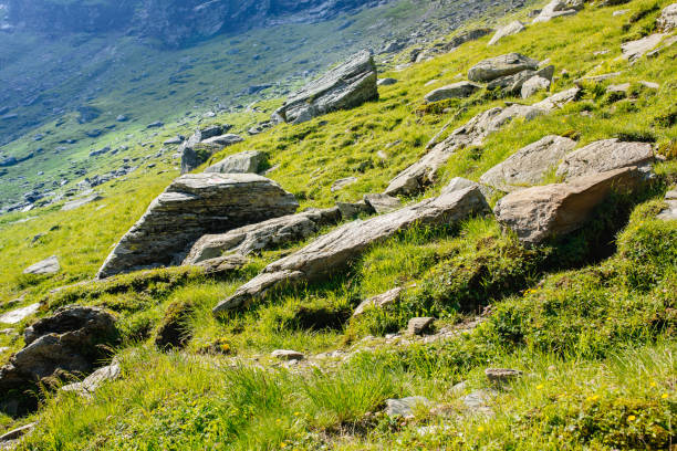 stones in the mountains, very beautiful scenery