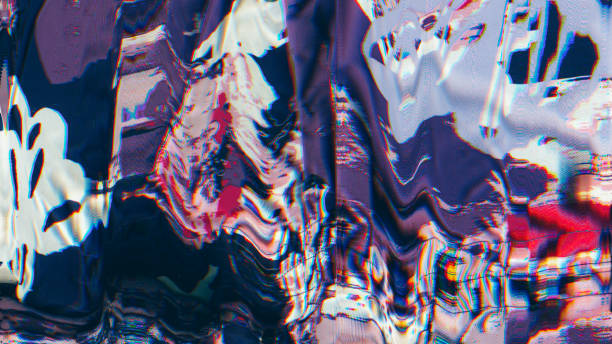 istock glitch art color distortion purple noise artifacts 1499867693