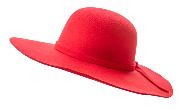 istock Woman red hat isolated on white background 1499868082