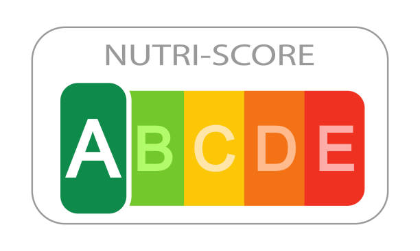 istock Nutri-Score label or 5-CNL with classification letters and best A rating. Nutritional quality of foods sticker. Vector flat illustration 1499868143