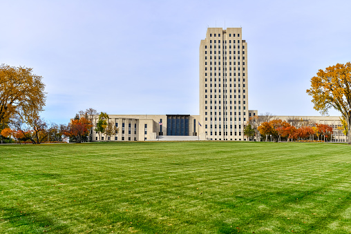 North Dakota State Capitol Building in Bismarck North Dakota