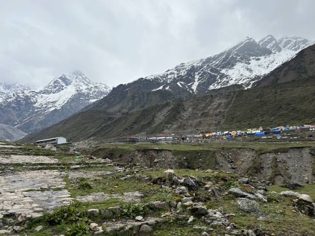 istock Kedarnath and the Himalayan Range of Mountains 1499894946