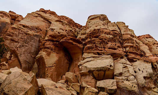 Landscape photograph of a Capital Reef national Park in Utah