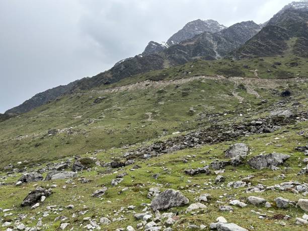 istock Kedarnath and the Himalayan Range of Mountains 1499896540