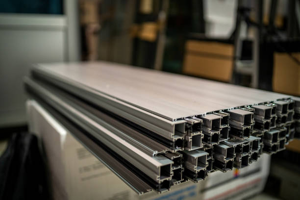 istock Iron and steel building materials in the construction site 1499903494