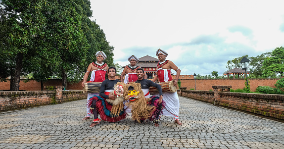 Colombo, Sri Lanka - Sep 8, 2015. Traditional dancing show in Colombo, Sri Lanka.