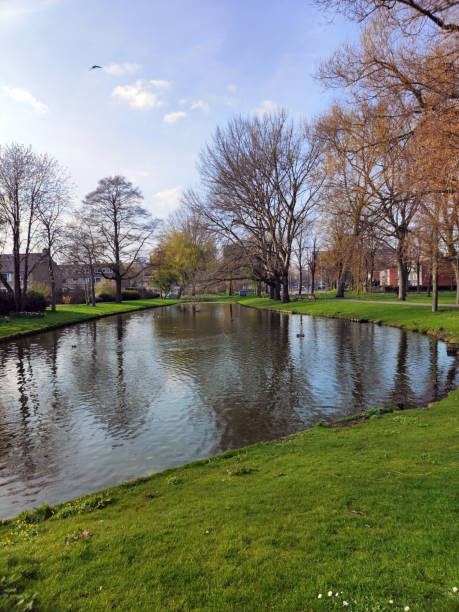 istock park in Rotterdam in bright spring day 1499910820
