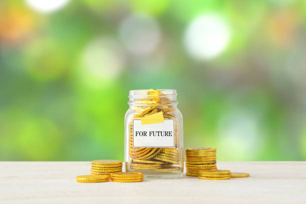 istock Much money in bottle with 