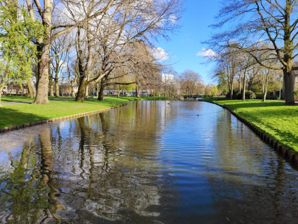 istock park in Rotterdam in bright spring day 1499911595