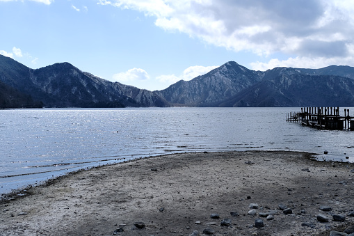 The lake Chuzenji, a scenic lake in the Nikkō National Park in Tochigi Prefecture, Honshū, the main island of Japan.