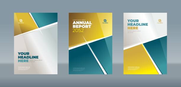 The abstract rectangle on a white, bluish green, and gold color background The abstract rectangle on a white, bluish green, and gold color background. A4 size book cover template for annual report, magazine, booklet, proposal, portfolio, brochure, poster bluish white stock illustrations