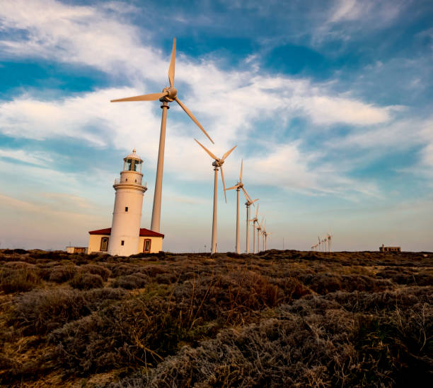 Wind Turbine and lighthouse