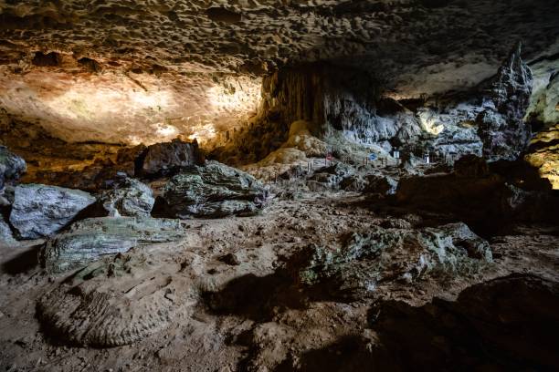istock a cave that looks like it has been carved into rock 1499920954