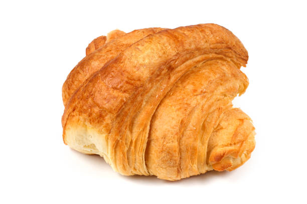 istock The croissant is isolated on a white background. 1499922516