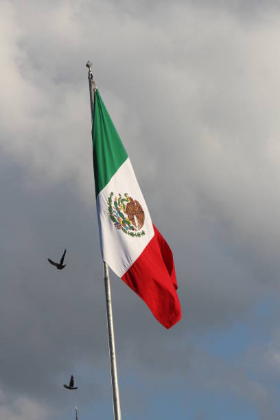 Mexico flag stock photo
