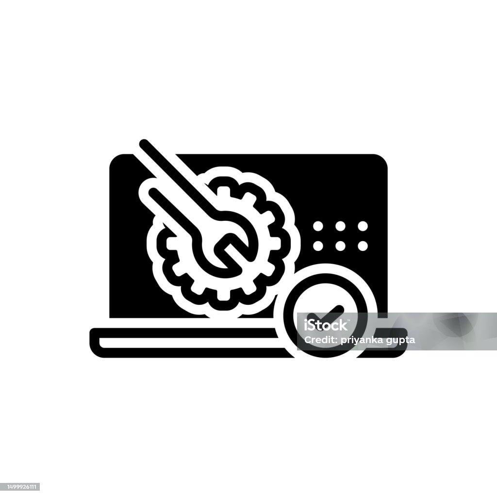 Installdate Icon Installed Update Stock Illustration - Download Image Now - Applying ...