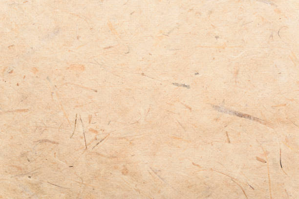 istock Brown mulberry paper texture background 1499930703