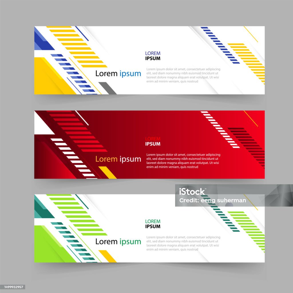 Geometric Pattern Banner Background Geometric Banner Background Stock Illustration - Download Image Now ...