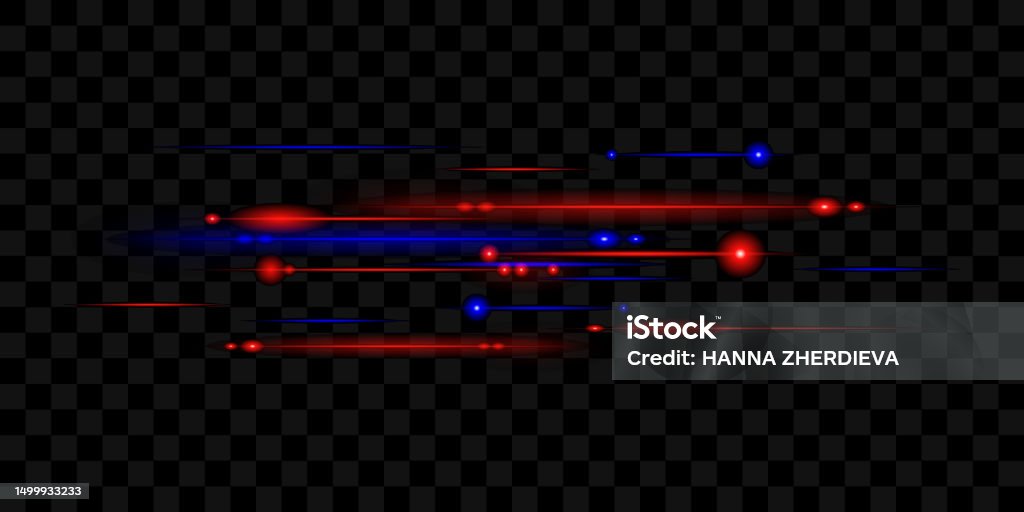 Light Effect Design Decorative Elements Horizontal Beam Of Light Stock ...