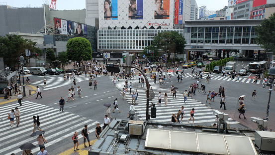 One of the most popular tourist attractions in Tokyo, Japan