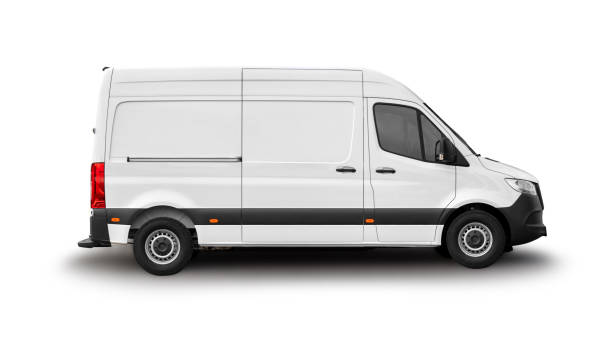 istock Delivery truck isolated on white background 1499942073