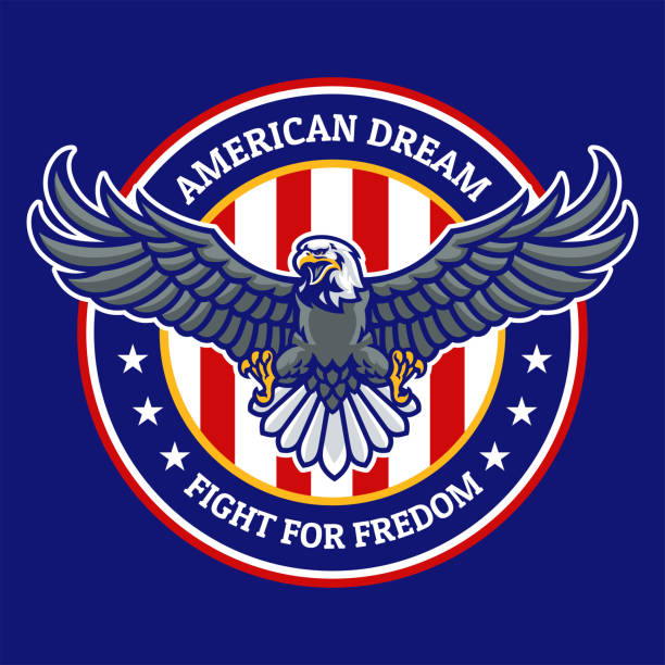 istock Eagle Badge of American Dream 1499949109