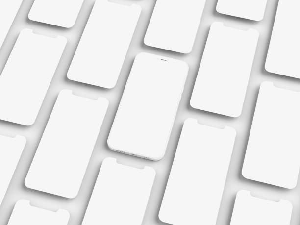istock White smartphone and protective glass on a light background 1499959899