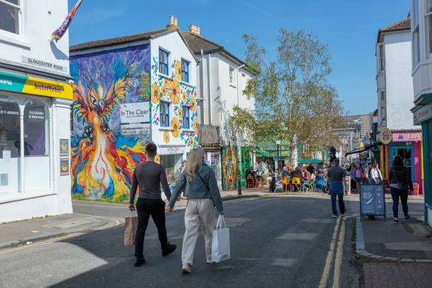 Life in Brighton, East Sussex, England - fotografia de stock