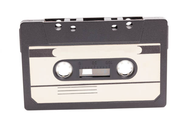 istock Audio cassette tape isolated on white background. 1499963161